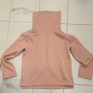 J. Crew Pink Cowl Neck Sweater